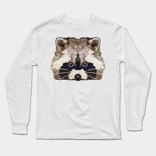 abstract racoon Long Sleeve T-Shirt